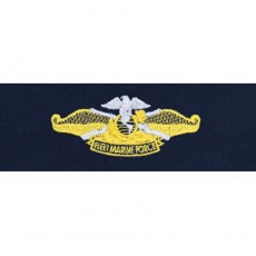 [Vanguard] Navy Embroidered Badge: Fleet Marine Force Officer - coverall