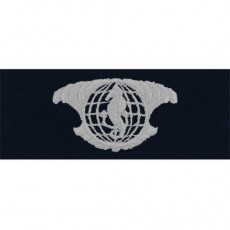 [Vanguard] Navy Embroidered Badge: Integrated Undersea Surveillance - coverall