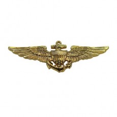 [Vanguard] Navy Badge: Aviator - regulation size, gold mirror finish