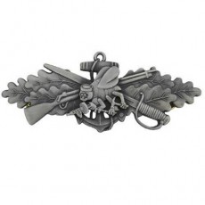 [Vanguard] Navy Badge: Seabee Combat Warfare Specialist Enlisted - Oxidized