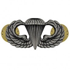 [Vanguard] Navy Badge: Basic Parachutist - regulation size, oxidized