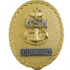 [Vanguard] Navy ID Badge: Enlisted Advisor E7 Command CPO - regulation size