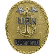 [Vanguard] Navy ID Badge: Master Enlisted Advisor E9 Command CPO - regulation size