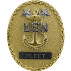 [Vanguard] Navy Identification Badge: Fleet Master E9 CPO - regulation size