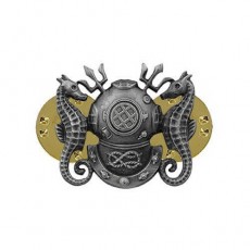 [Vanguard] Navy Badge: Master Diver - miniature, oxidized
