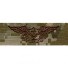 [Vanguard] Navy Embroidered Badge: Aviation Warfare - Desert Digital