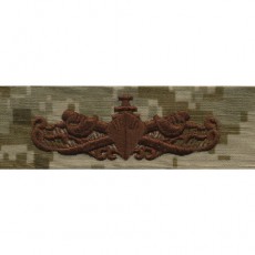 [Vanguard] Navy Embroidered Badge: Surface Warfare Enlisted - Desert Digital