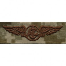 [Vanguard] Navy Embroidered Badge: Aircrew - Desert Digital