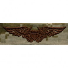 [Vanguard] Navy Embroidered Badge: Naval Flight Officer - Desert Digital