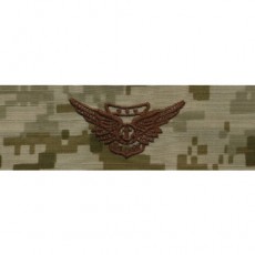 [Vanguard] Navy Embroidered Badge: Combat Aircrew - Desert Digital