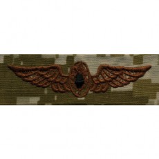 [Vanguard] Navy Embroidered Badge: Flight Surgeon - Desert Digital