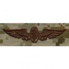 [Vanguard] Navy Embroidered Badge: Flight Nurse - Desert Digital