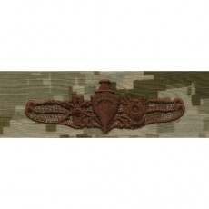 [Vanguard] Navy Embroidered Badge: Special Operations Officer - Desert Digital