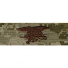[Vanguard] Navy Embroidered Badge: Special Warfare - Desert Digital