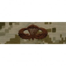 [Vanguard] Navy Embroidered Badge: Basic Parachutist - Desert Digital
