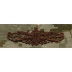 [Vanguard] Navy Embroidered Badge: Surface Warfare Supply - Desert Digital