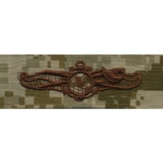 [Vanguard] Navy Embroidered Badge: Information Dominance Warfare Enlisted - Desert Digital