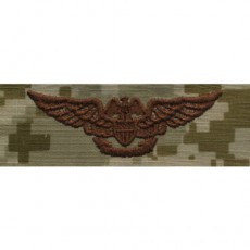 [Vanguard] Navy Embroidered Badge: Professional Aviation Maintenance Officer - Desert Digital