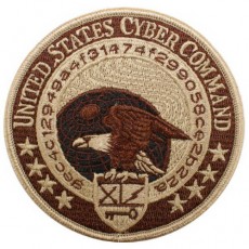 [Vanguard] Navy Embroidered Badge: US Cyber Command - Desert Digital