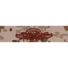 [Vanguard] Navy Embroidered Badge: Expeditionary Warfare Supply Officer - Desert Digital