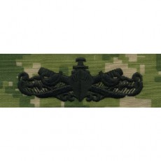 [Vanguard] Navy Embroidered Badge: Surface Warfare Enlisted - Woodland Digital