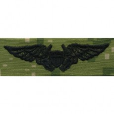 [Vanguard] Navy Embroidered Badge: Naval Flight Officer - Woodland Digital