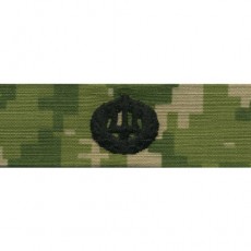 [Vanguard] Navy Embroidered Badge: Command Ashore - Woodland Digital