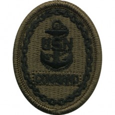 [Vanguard] Navy Embroidered Badge: Command E-7 - Woodland Digital