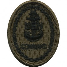 [Vanguard] Navy Embroidered Badge: Command E-8 - Woodland Digital