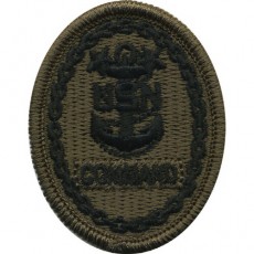 [Vanguard] Navy Embroidered Badge: Command E-9 - Woodland Digital