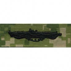 [Vanguard] Navy Embroidered Badge: Submarine Combat Patrol - Woodland Digital