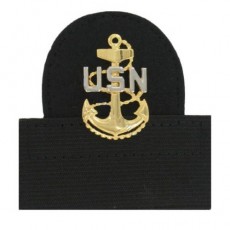 [Vanguard] Navy Cap Device: E7 Chief Petty Officer - mounted