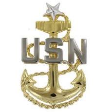[Vanguard] Navy Cap Device: E8 Chief Petty Officer: Senior