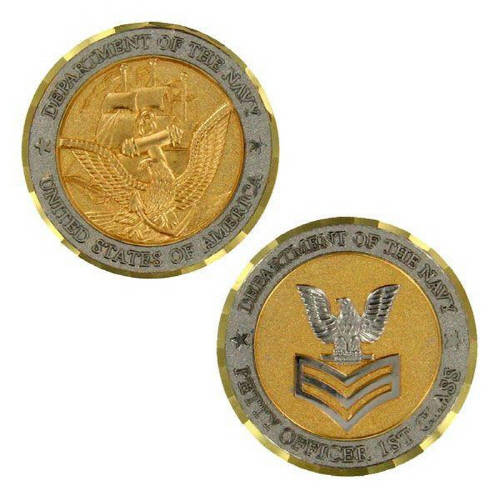 [Vanguard] Navy Coin: E6 Petty Officer First Class