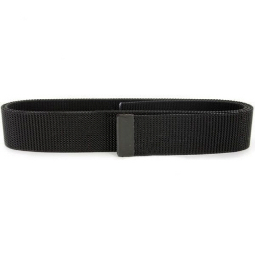 [Vanguard] Navy Belt: Black Nylon with Seabee Black Tip - male