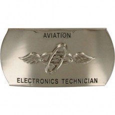 [Vanguard] Navy Enlisted Specialty Belt Buckle: Aviation Electronics Technician: AT
