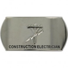 [Vanguard] Navy Enlisted Specialty Belt Buckle: Construction Electrician: CE