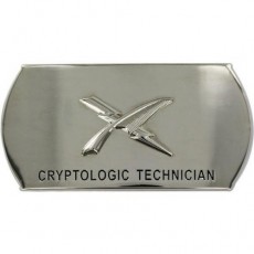 [Vanguard] Navy Enlisted Specialty Belt Buckle: Cryptologic Technician: CT