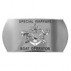 [Vanguard] Navy Enlisted Specialty Belt Buckle: Special Warfare Boat Operator: SB