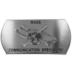 [Vanguard] Navy Enlisted Specialty Belt Buckle: Mass Communications Specialist: MC