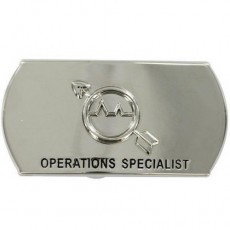 [Vanguard] Navy Enlisted Specialty Belt Buckle: Operations Specialist: OS