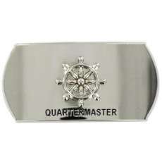 [Vanguard] Navy Enlisted Specialty Belt Buckle: Quartermaster: QM