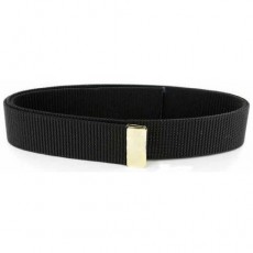 [Vanguard] Belt: Black Nylon with 24k Gold Tip - male