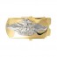 [Vanguard] Navy Belt Buckle: Fleet Marine Force CPO - gold and silver