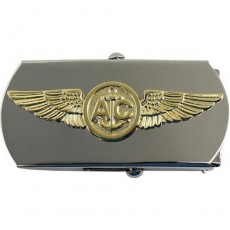 [Vanguard] Navy Belt Buckle: Air Crew Enlisted - silver and gold