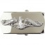 [Vanguard] Navy Belt Buckle: Submarine Enlisted - silver mirror emblem