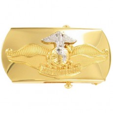 [Vanguard] Navy Belt Buckle: Fleet Marine Force Chaplain Officer - 3 inches gold