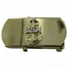 [Vanguard] Navy Belt Buckle: E8 Chief Petty Officer: Senior