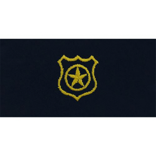 [Vanguard] Navy Embroidered Collar Device: Physical Security - coverall