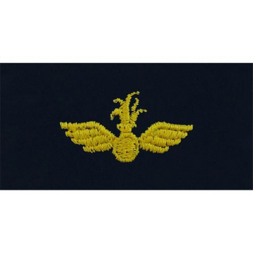 [Vanguard] Navy Embroidered Collar Device: Aviation Ordnance - coverall